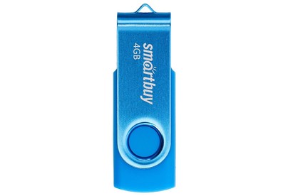 SMARTBUY (SB004GB2TWB) UFD 2.0 004GB Twist Blue