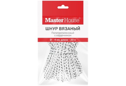 MASTER HOUSE п/п с/с Вязаный 4мм 20м 60332
