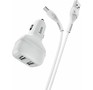 HOCO (6931474727787) Z36 White АЗУ 2USB 2.4A для TypeC