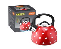 MALLONY Чайник из нерж стали со свистком MALLONY Чайник из нерж стали со свистком
