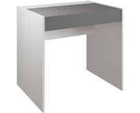 МЕБЕЛЬКОМПЛЕКС ЛАЙТ Стол косметический Белый/Серый шифер 1кор