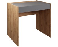 МЕБЕЛЬКОМПЛЕКС ЛАЙТ Стол косметический Дуб золотой крафт/Серый шифер (1 кор.)