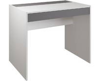 МЕБЕЛЬКОМПЛЕКС ЛАЙТ Стол письменный Белый/Серый шифер (1 кор.)