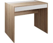 МЕБЕЛЬКОМПЛЕКС ЛАЙТ Стол письменный Дуб Сонома/Белый (1 кор.)
