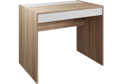 МЕБЕЛЬКОМПЛЕКС ЛАЙТ Стол письменный Дуб Сонома/Белый (1 кор.)