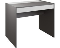МЕБЕЛЬКОМПЛЕКС ЛАЙТ Стол письменный Серый шифер/Белый (1 кор.)
