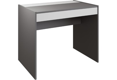 МЕБЕЛЬКОМПЛЕКС ЛАЙТ Стол письменный Серый шифер/Белый (1 кор.)