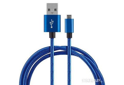 ENERGY Кабель ET27 USB/MicroUSB, цвет  синий