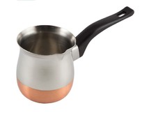 MALLONY Кофеварка стальная с медным дном 850 мл, модель CW850C (турка) (985214) MALLONY Кофеварка стальная с медным дном 850 мл, модель CW850C (турка) (985214)