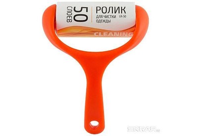 РЫЖИЙ КОТ Ролик для чистки одежды LR50 (50 слоев), размер блока: 10 см (092504)
