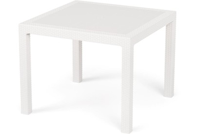 АЛЬТЕРНАТИВА М8693 Ротангплюс стол 945*945*740мм (белый)