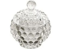 MALLONY Сахарница стеклянная, 150 мл, DOLCE, с рельефным корпусом (107619)