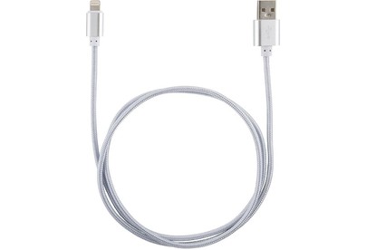 ENERGY Кабель ET01 USB/Lightning, цвет  серебро (006371)