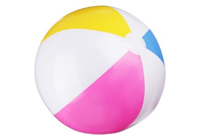 INTEX Мяч пляжный 61 см. Цветные дольки . Арт. 59030NP