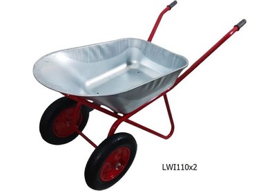 LWI Тачка двухколесная строительная 110л