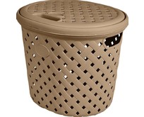 PLAST TEAM PT408811015 Rattan 14л 325х280х280мм шоколадный мокко PLAST TEAM PT408811015 Rattan 14л 325х280х280мм шоколадный мокко