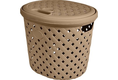PLAST TEAM PT408811015 Rattan 14л 325х280х280мм шоколадный мокко