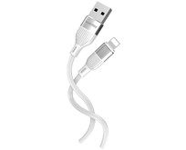 SMARTBUY (iK512S72w) S72 Lightning белый, 2.4 А, сил., 1м SMARTBUY (iK512S72w) S72 Lightning белый, 2.4 А, сил., 1м
