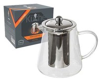 LEONORD Чайник заварочный AROMA, объем:750 мл (боросиликатное стекло, нерж.сталь) LEONORD Чайник заварочный AROMA, объем:750 мл (боросиликатное стекло, нерж.сталь)