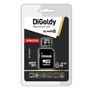 DIGOLDY 64GB MicroSDXC Class10 UHS1 + адаптер SD