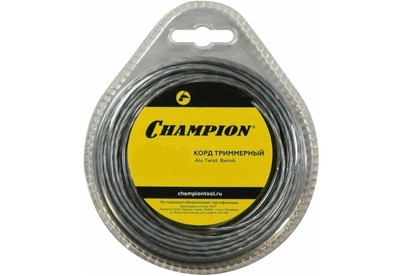 CHAMPION C7062 Корд трим.ALU TWIST 2.4мм*12м (витой)
