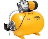 DENZEL Насосная станция PSL1100X, 1100 Вт, 3600 л/ч, ресивер 50 л, напор 45 м, нержавейка 97311 DENZEL Насосная станция PSL1100X, 1100 Вт, 3600 л/ч, ресивер 50 л, напор 45 м, нержавейка 97311
