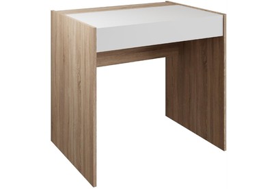 МЕБЕЛЬКОМПЛЕКС ЛАЙТ Стол косметический Дуб Сонома/Белый (1 кор.)