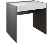 МЕБЕЛЬКОМПЛЕКС ЛАЙТ Стол косметический Серый шифер / Белый/МК (1 кор.)