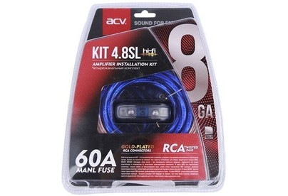 ACV KIT 4.8BR (BRONZE=LIGHT) (4кан усилля 8AWG/MINI ANL 60A)