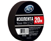 REV 28681 3 ПВХ 0,13*15мм Черная 20м