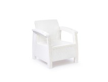 АЛЬТЕРНАТИВА М8417 Ротангплюс кресло (белый)