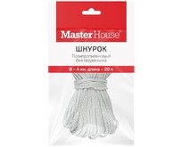 MASTER HOUSE п/п б/с Шнурок 4мм 20м 60391 MASTER HOUSE п/п б/с Шнурок 4мм 20м 60391