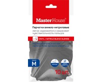 MASTER HOUSE Лапочки M10 винилонитриловые (10 шт/уп) 75750 MASTER HOUSE Лапочки M10 винилонитриловые (10 шт/уп) 75750