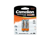 CAMELION (6107) AA2500mAh NiMh BL2 (NHAA2500BP2, аккумулятор,1.2В)