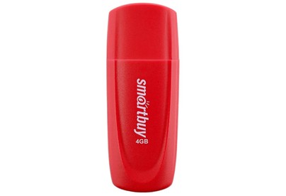 SMARTBUY (SB004GB2SCR) UFD 2.0 004GB Scout Red красный