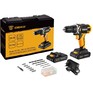 DEKO Banger 20V ONE + в кейсе + набор 63 инструмента для дома, 20В, 2х1.5Ач 0831043