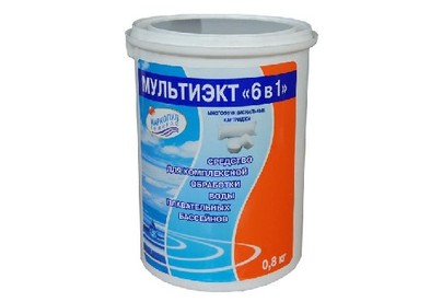 МАРКОПУЛ КЕМИКЛС МУЛЬТИЭКТ 6в1 картриджи, 0.8кг ( 12 шт) ХИМ18
