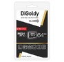 DIGOLDY 64GB microSDXC Class10 UHS1 [DG064GCSDXC10 UHS1AD w]