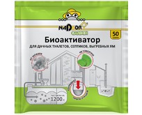 NADZOR Биоактиватор для дачных туалетов и септиков, 50 гр., в порошке, универсальный, Garden BIOWC4 NADZOR Биоактиватор для дачных туалетов и септиков, 50 гр., в порошке, универсальный, Garden BIOWC4
