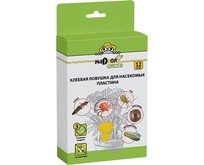 NADZOR Клеевая ловушка от насекомых для комнатных цветов, 12 шт/уп., PEST18