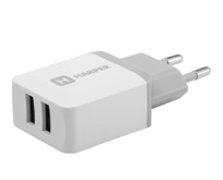 HARPER WCH8220 СЗУ 2хUSB 2.4A QUICK CHARGE белый HARPER WCH8220 СЗУ 2хUSB 2.4A QUICK CHARGE белый