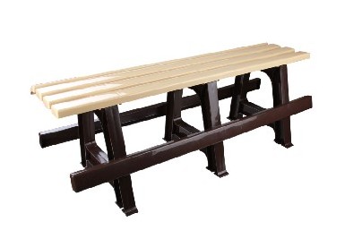 АЛЬТЕРНАТИВА М4910 скамейка 120х40х42мм (бежевокоричневый)