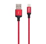 HOCO (6957531062837) X14 USB (m)  8 Pin (m) 1.0m  красный/черный