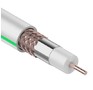 REXANT (012431) Кабель коаксиальный SAT 703B CU/CU, 75 ОМ, бухта 100М белый