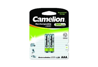CAMELION (3144) NCAAA300BP2 AAA 300MAH NICD BL2