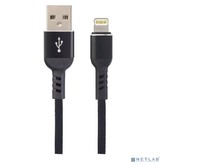 PERFEO (I4316) USB A вилка  Lightning вилка, 2.4A, черный, длина 1 м., Light Premium