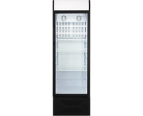 БИРЮСА B310PN Витрина 310л черный фронт