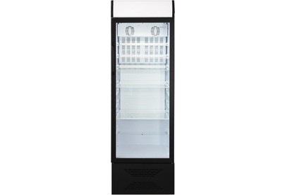 БИРЮСА B310PN Витрина 310л черный фронт