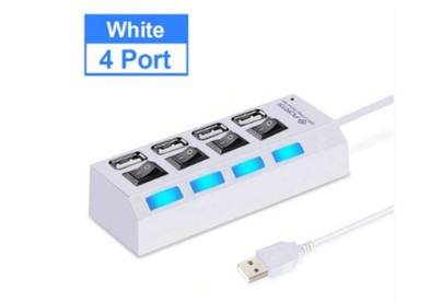 SMARTBUY (SBHA7204B) USB 2.0 хаб 4 порта, черный