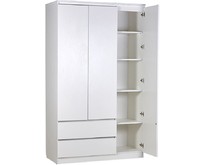POLINI Шкаф трехсекционный kids Simple 1915 с ящиками белый (3 кор.) POLINI Шкаф трехсекционный kids Simple 1915 с ящиками белый (3 кор.)